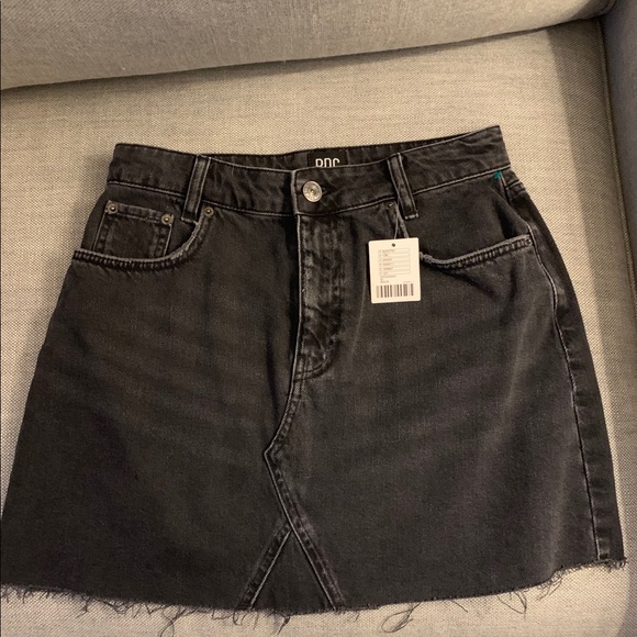BDG Black Denim Mini Skirt - Picture 6 of 8
